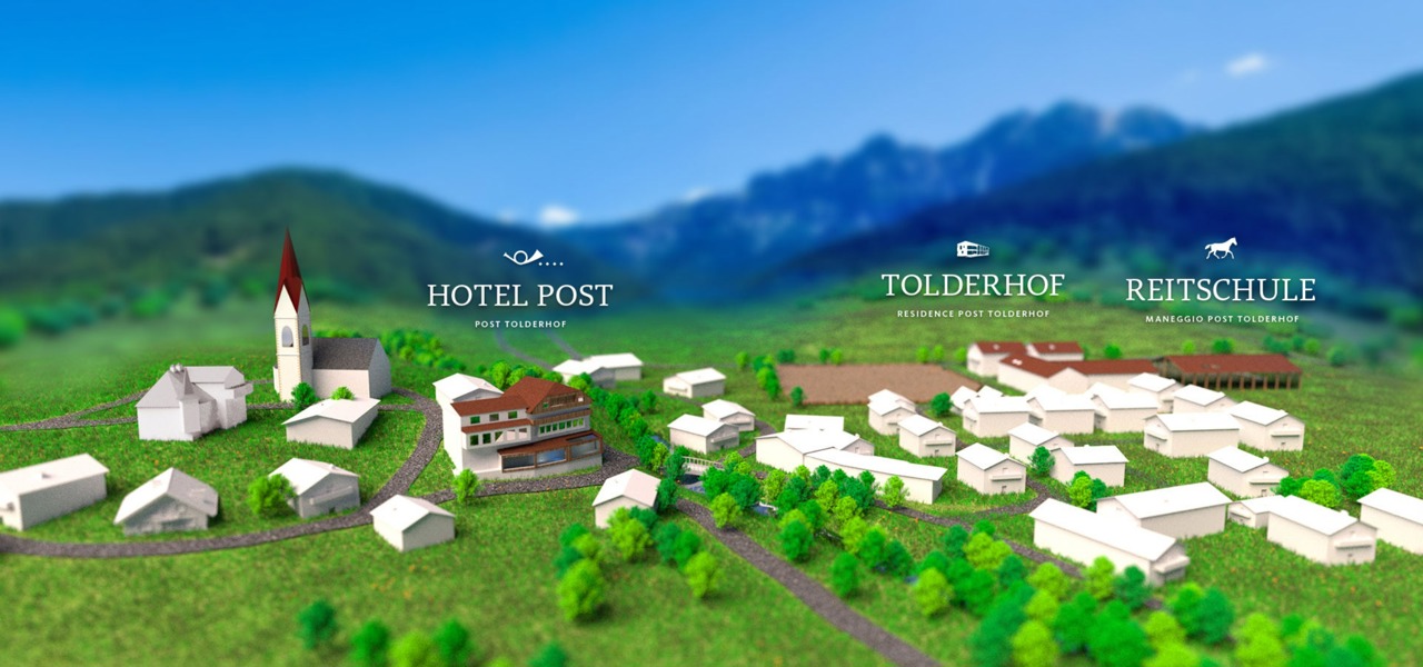 Map of the Hotel Post Tolderhof